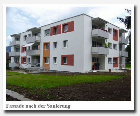 Fassade nach Sanierung