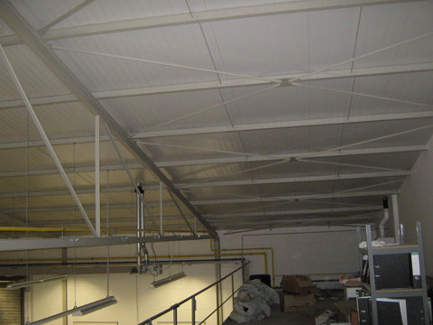 Maler- und Lackierarbeiten, Industriehalle innen und außen