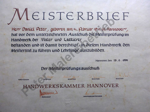 Meisterbrief